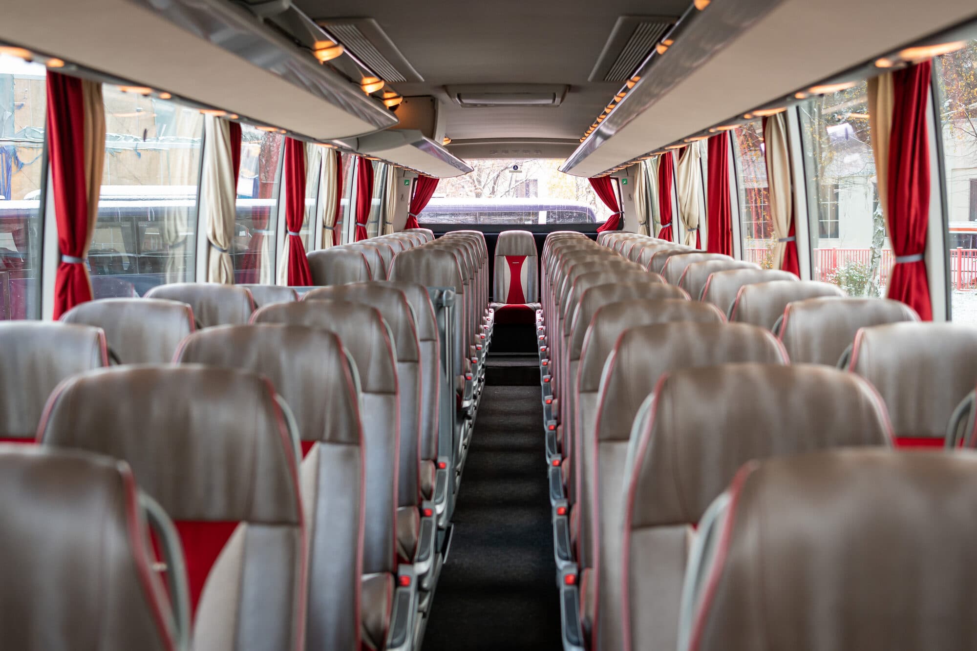 Interior of a BerlinBus.DE coach