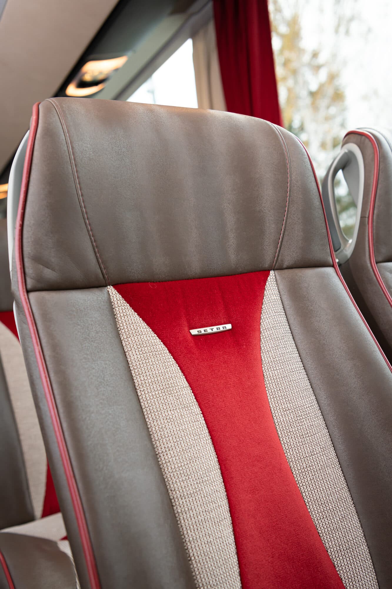 A seat in a BerlinBus.DE coach
